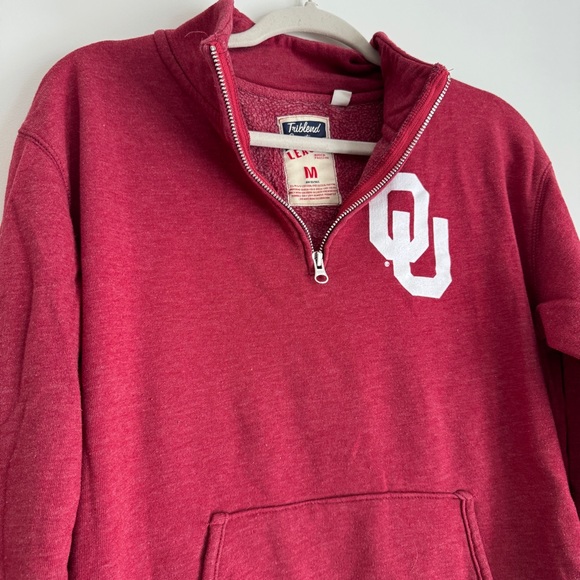 OU half zip pullover - Picture 2 of 2